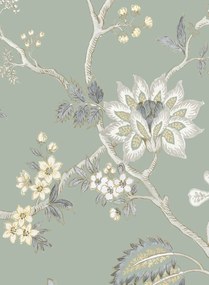 Lewis & Wood Carta da parati Indienne - Green Glaze