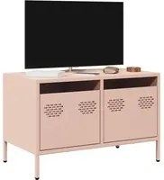 Mobile TV Rosa 68x39x43,5cm in Acciaio Laminato a Freddo 851233