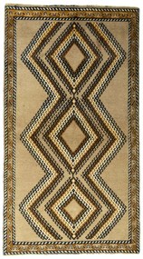 Gabbeh Tappeto 110x200 Marrone (Iran) Annodato A Mano