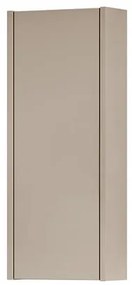 Pensile bagno Niwa laccato opaco sabbia, 1 anta apertura da sinistra P 17 x L 30 x H 78.5 cm