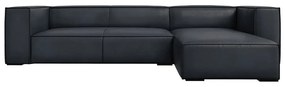 Divano angolare in pelle blu scuro (angolo destro) Madame - Windsor &amp; Co Sofas