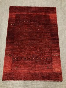 Loribaft Tappeto 120 x 80 Rosso (Iran) Annodato A Mano