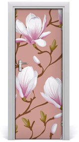 Adesivo per porta Magnolia 75x205 cm