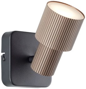 Brilliant - Luce Spot da parete a LED CADIZ 1xGU10/5W/230V bronzo