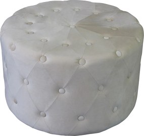 AURA - pouf rotondo in velluto