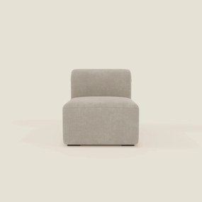 BonBon modulo centrale 70 cm – Poltrona o elemento componibile in tessuto smacchiabile T23 panna
