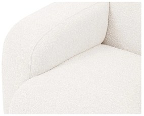 Divano angolare bianco in tessuto bouclé (angolo destro) Molino - Micadoni Home