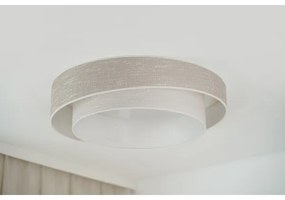 Brilagi - Plafoniera LED DOVER SHINE LED/26W/230V diametro 60 cm grigio/color crema