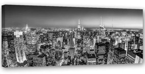 Quadro su tela, Panorama di New York City