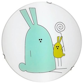 Rabalux 71279 - Plafoniera per bambini FLAPPY 2xE27/60W/230V