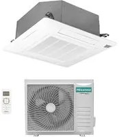 Climatizzatore Condizionatore Hisense Inverter a Cassetta serie SUPER 24000 Btu ACT71UR4RJC8 + AUW71U4RJ7 R-32 Wi-Fi Optional Classe A++/A+ con Telecomando e Pannello Incluso