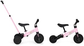 Triciclo con barra di guida in rosa ECOTOYS