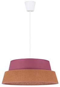 Duolla - Lampadario a sospensione con filo GALAXY 1xE27/40W/230V diametro 50 cm rosa