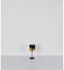 Globo 54046T - Lampada da tavolo OR 1xE27/40W/230V diametro 16 cm nero/oro