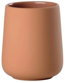 Tazza in gres arancione per spazzolini da denti Nova One - Zone