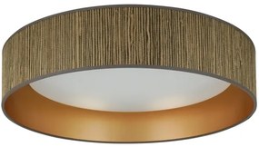 Brilagi - Lampada dimmerabile a LED VEGAS SHINE LED/24W/230V marrone/oro + telecomando