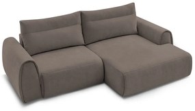 Divano angolare marrone Aden – Bobochic Paris