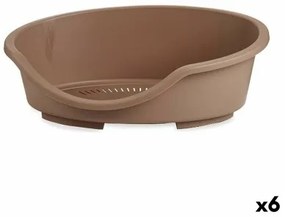 Letto per animali domestici Beige Plastica 58,5 x 20 x 39 cm (6 Unità)