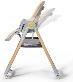 KIDERKRAFT - Sedia da pranzo per bambini 2in1 LASTREE beige/grigio
