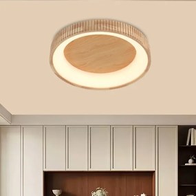 Brilagi - Plafoniera LED FALCON WOOD MODERN LED/40W/230V Ø 60 cm in legno