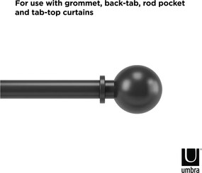 Mantovana estensibile in acciaio 183 - 366 cm Bolas - Umbra