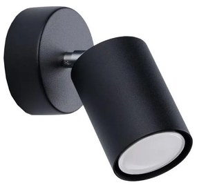 Sollux SL.1126 - Lampada da parete LEMMI 1xGU10/40W/230V nero