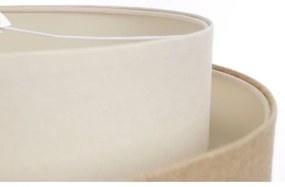 Lampadario a sospensione con filo DOBLO 1xE27/60W/230V beige/color crema