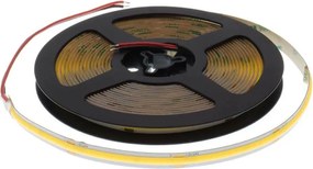 Striscia LED COB 10W/m 24VDC IP20 5m Luce Continua Colore Bianco Naturale 4.000K