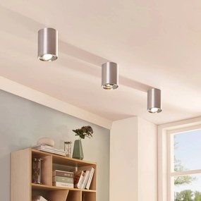 Plafoniera soffitto Jolina Arcchio, dimmerabile, Alluminio / Grigio / Zincato, Corridoio, Alluminio, Moderno, Plafoniera
