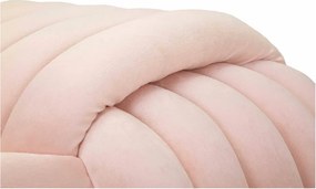 Panchina in velluto rosa chiaro Softy - Mauro Ferretti