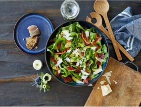 Ciotola nera/blu in gres ø 30 cm Gastro Dark Blue/Black – Bitz