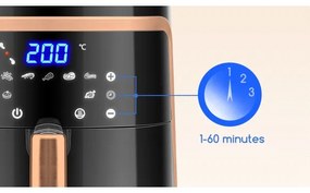 Aigostar - Friggitrice a d'aria 7l 1900W/230V