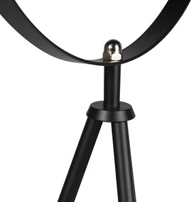 Lampada da terra a treppiede intelligente nera incl. Wifi A60 - Magna 40 Eglip