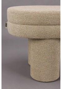 Panchina beige con rivestimento in bouclé Fern – Dutchbone