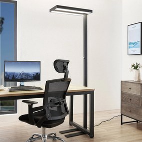 Arcchio LED piantana Logan Pro, nero, sensore, dimmerabile Arcchio,, Nero, Studio / Ufficio, Alluminio, Moderno