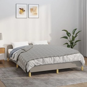 Coperta Ponderata Grigia 152x203 Cm 7 Kg Tessuto /