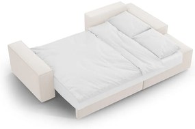 Divano letto angolare beige (angolo destro) Jodie - Micadoni Home