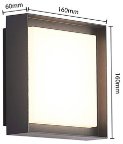 Prios Epava Applique da esterno a LED, quadrato