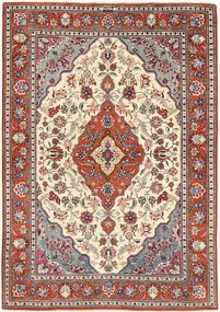 Ghom Tappeto 100 x 150 Beige (Iran) Annodato A Mano