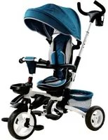 Passeggino Triciclo Pieghevole per Bambini Miller Blu