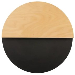 Applique a LED LUNA LED/7W/230V diametro 36 cm nero/beige