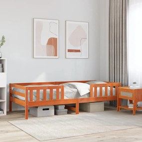 Letto senza materasso marrone cera 90x200 cm legno di pino