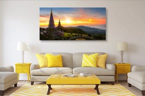 Stampa su tela – Alba mattutina in Thailandia