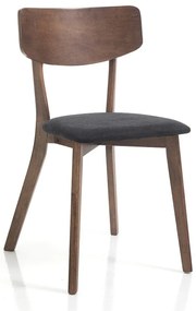 Sedie da pranzo in legno di noce Varm - Tomasucci