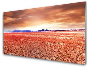 Quadro di vetro Sabbia per paesaggi del deserto 100x50 cm