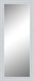 Specchio Marina rettangolare in legno bianco, argento 170 x 60 cm