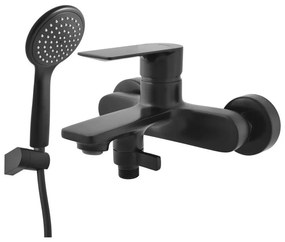 RAV Slezák NL154.5/2CMAT - Set per vasca con miscelatore NIL, nero opaco