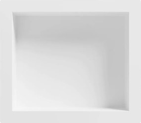 Mexen X-Wall-S mensola da incasso SMC con cornice 35,5 x 40,7 cm, bianca - 1901354109