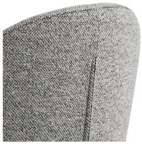 Sgabello da bar grigio-nero con altezza regolabile (altezza seduta 55 cm) Patricia - Actona