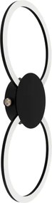 Eglo 902124 - Applique LED VENTICELLO LED/20W/230V + LED/0,91W nero